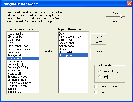 Billing Program Amicus Attorney Tech